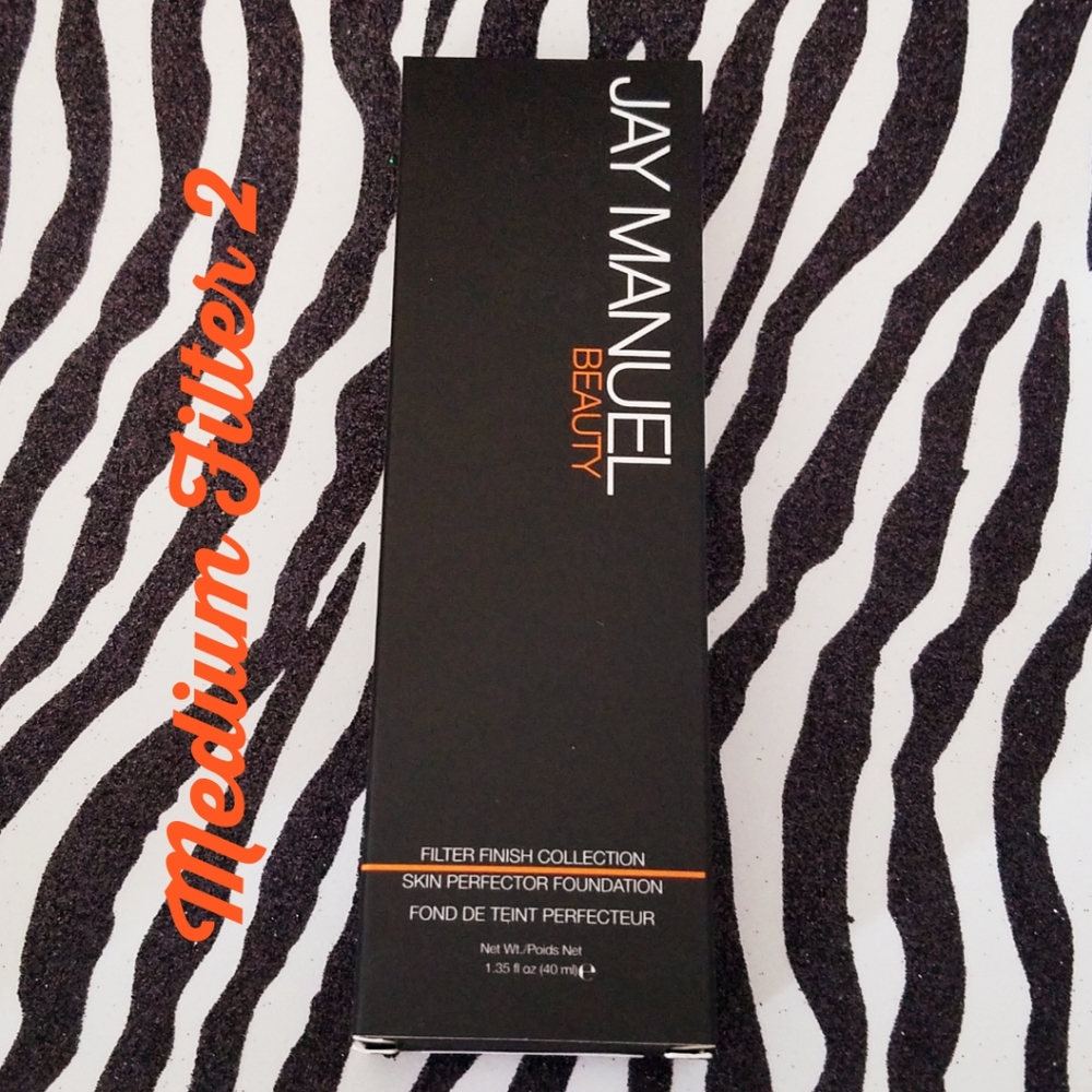 Set of 2 Jay Manuel Filter Finish‎ Skin Perfector Foundation Medium Filter 2